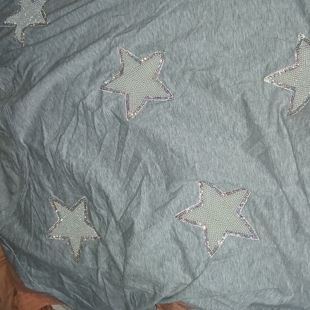 Pearl and glitter star tshirt
